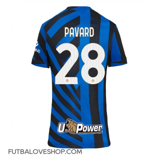 Dres Inter Milan Benjamin Pavard #28 Domáci pre Ženy 2024-25 Krátky Rukáv